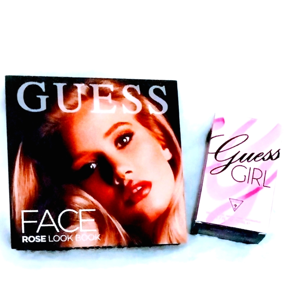 NEW Guess Face Rose Look Book & Guess Girl Perfume